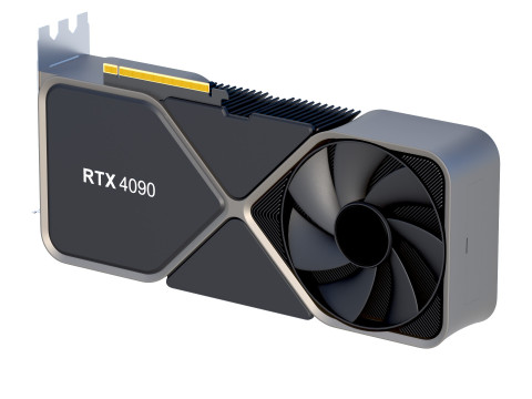 NVIDIA RTX 4090 3D Модель