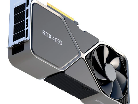 NVIDIA RTX 4090 3D Model