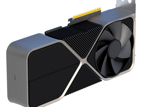 NVIDIA RTX 4090 3D Модель