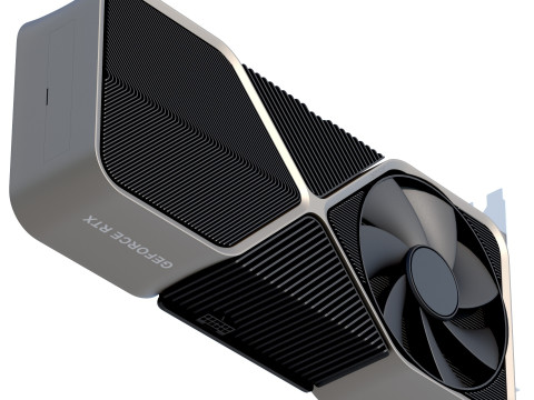 NVIDIA RTX 4090 3D Модель
