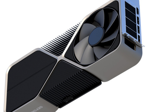 NVIDIA RTX 4090 3D Модель