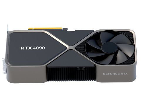 NVIDIA RTX 4090 3D Модель