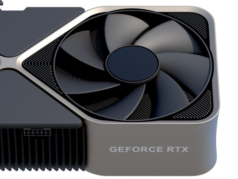 NVIDIA RTX 4090 3D Модель