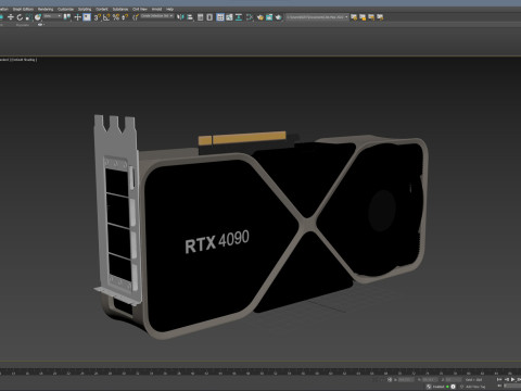 NVIDIA RTX 4090 3D Модель