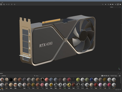 NVIDIA RTX 4090 3D Модель
