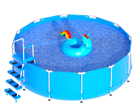 Inflatable Pool Modelo 3D