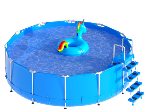 Inflatable Pool Modelo 3D