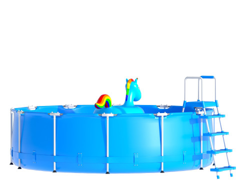 Inflatable Pool Modelo 3D