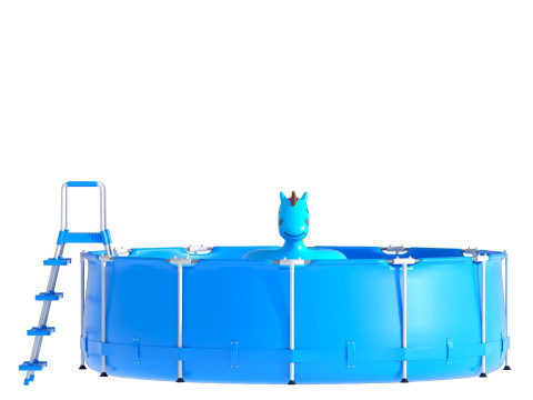 Inflatable Pool Modelo 3D
