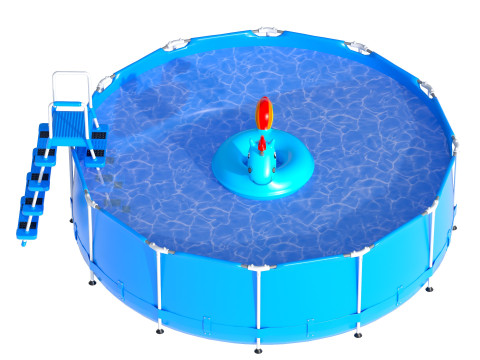 Inflatable Pool Modelo 3D