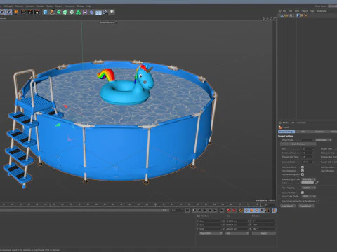Inflatable Pool 3D Model