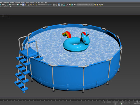 Inflatable Pool Modelo 3D