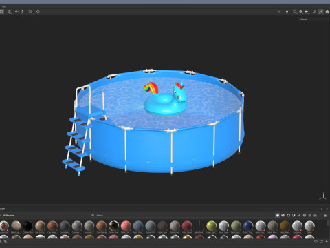 Inflatable Pool Modelo 3D