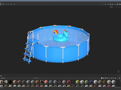 Inflatable Pool 3D Model