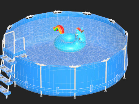 Inflatable Pool Modelo 3D
