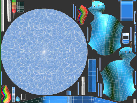 Inflatable Pool Modelo 3D
