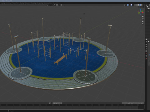 Playground 3D Модель