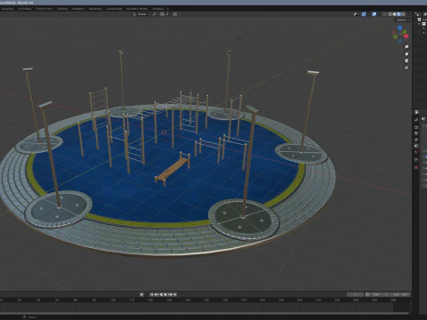 Playground 3D Model