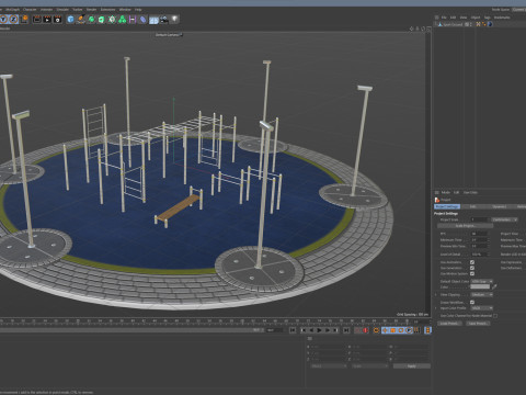 Playground 3D Модель