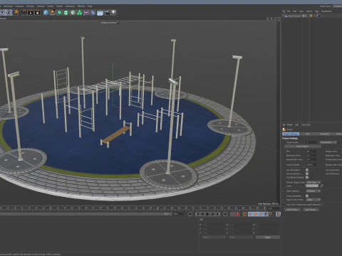 Playground 3D Model