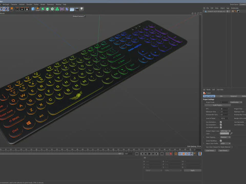Dialog Gan-Kata KGK-16U Black 3D Model