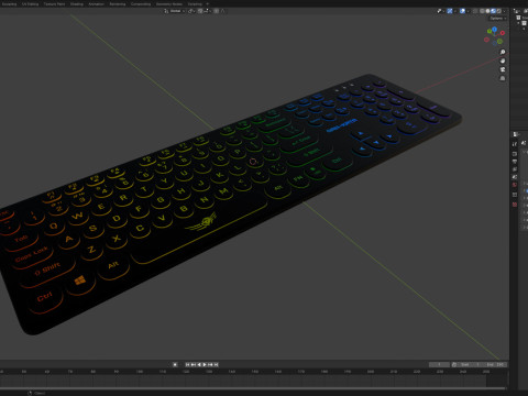 Dialog Gan-Kata KGK-16U Black Model 3D