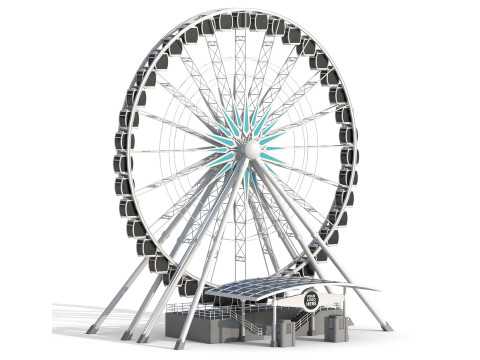 Sky Wheel 3D Model
