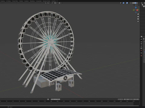 Sky Wheel 3D Model