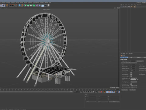 Sky Wheel 3D Model