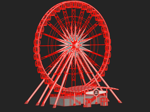 Sky Wheel 3D Model