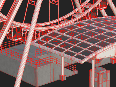 Sky Wheel 3D Model