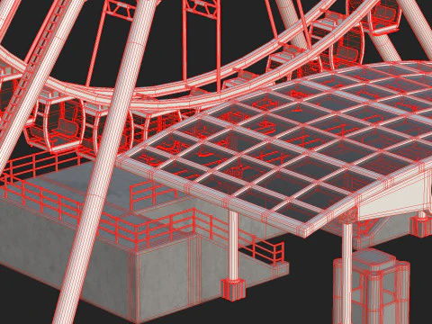 Sky Wheel 3D Model