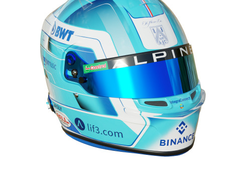F1 Gasly Helmet 2024 3D 모델