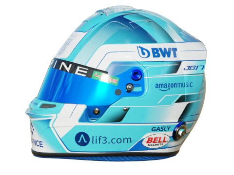 F1 Alpine Helmets 2024 3D Model