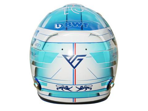 F1 Alpine Helmets 2024 3D Модель