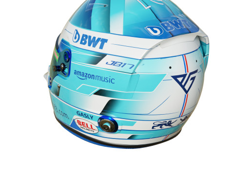 F1 Alpine Helmets 2024 3D Модель