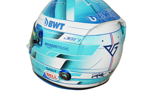 F1 Alpine Helmets 2024 3D Model