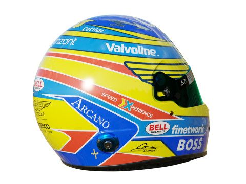 F1 Fernando Alonso Helmet 2024 Model 3D