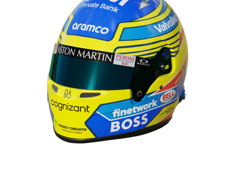 F1 Aston Martin Helmets 2024 Modèle 3D