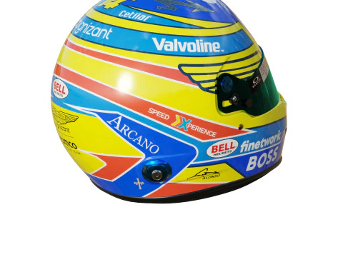 F1 Aston Martin Helmets 2024 3D Model
