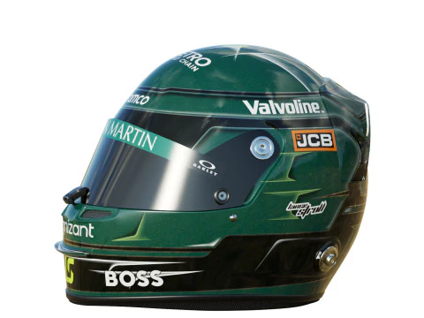 F1 Aston Martin Helmets 2024 3D Model