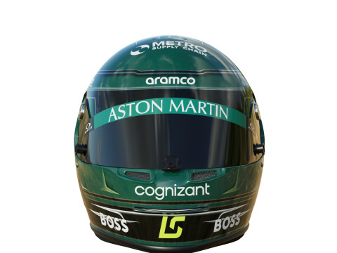 F1 Aston Martin Helmets 2024 Modèle 3D