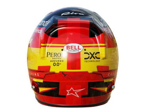 F1 Carlos Sainz Helmet 2024 3D Model
