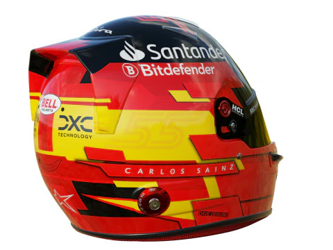 F1 Carlos Sainz Helmet 2024 3D Model