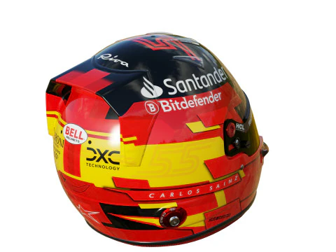 F1 Carlos Sainz Helmet 2024 3D Model