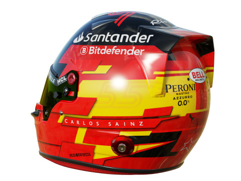 F1 Scuderia Helmets 2024 3D Model