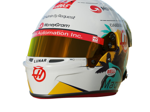 F1 Haas Helmets 2024 3D Model
