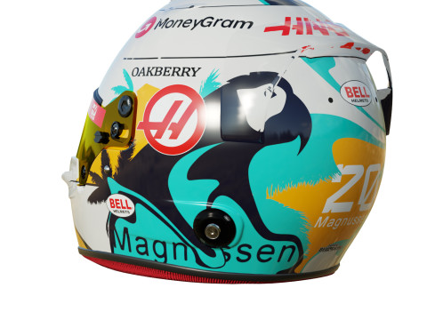 F1 Haas Helmets 2024 3D Model