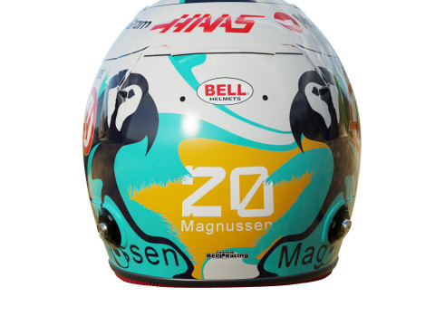 F1 Haas Helmets 2024 3D Model