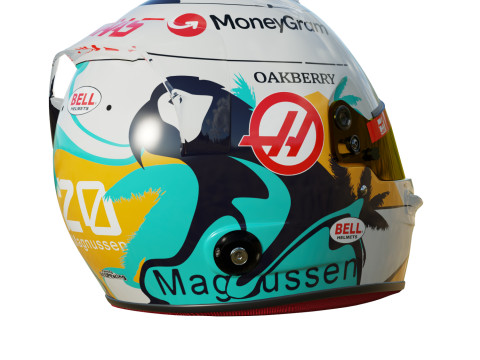 F1 Haas Helmets 2024 3D Model